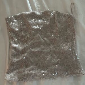 Zara sequin shirt